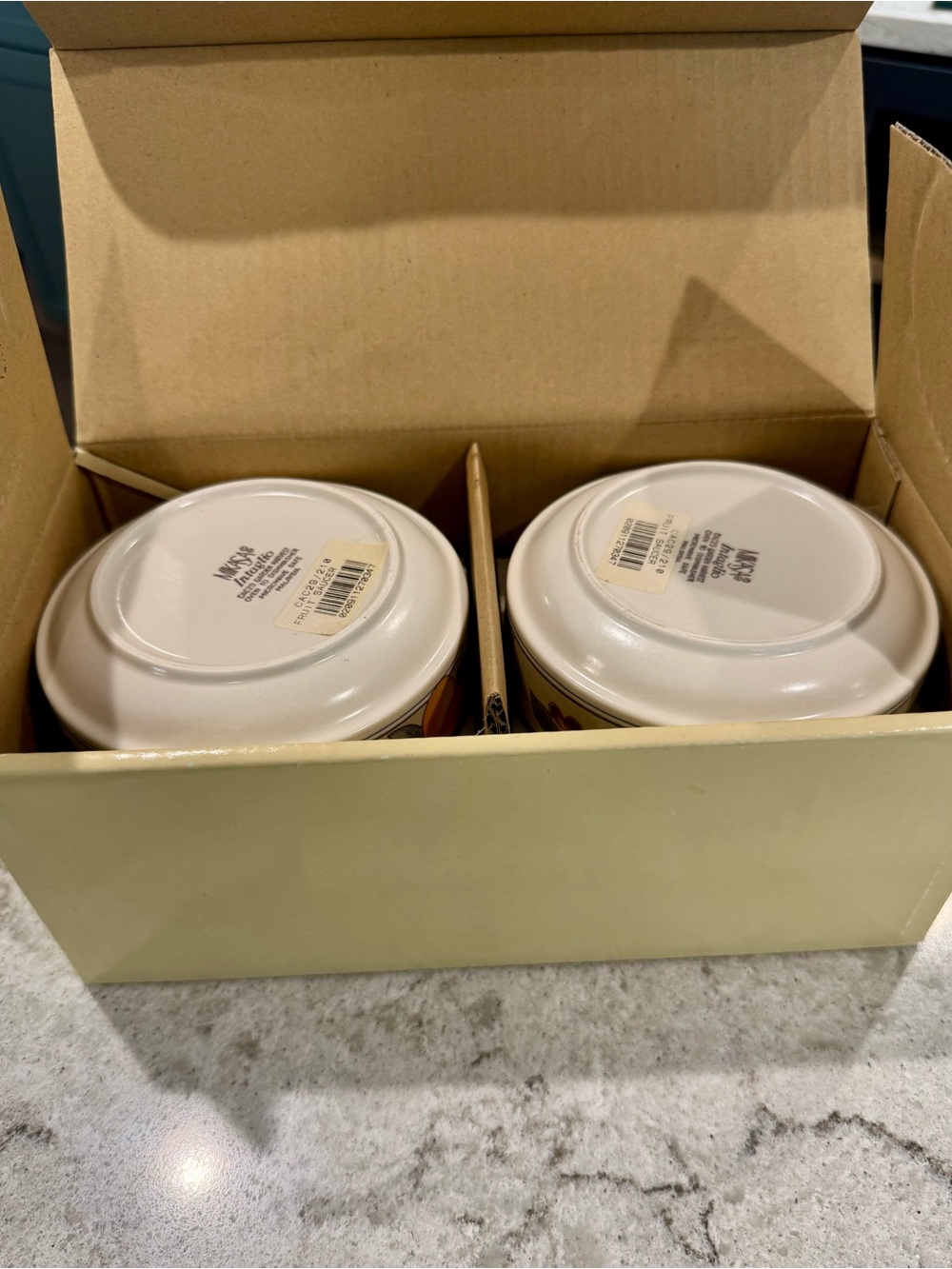 Set of 4 Mikasa Intaglio Garden Harvest CAC 29 Fruit/Dessert Bowls 5" NIB